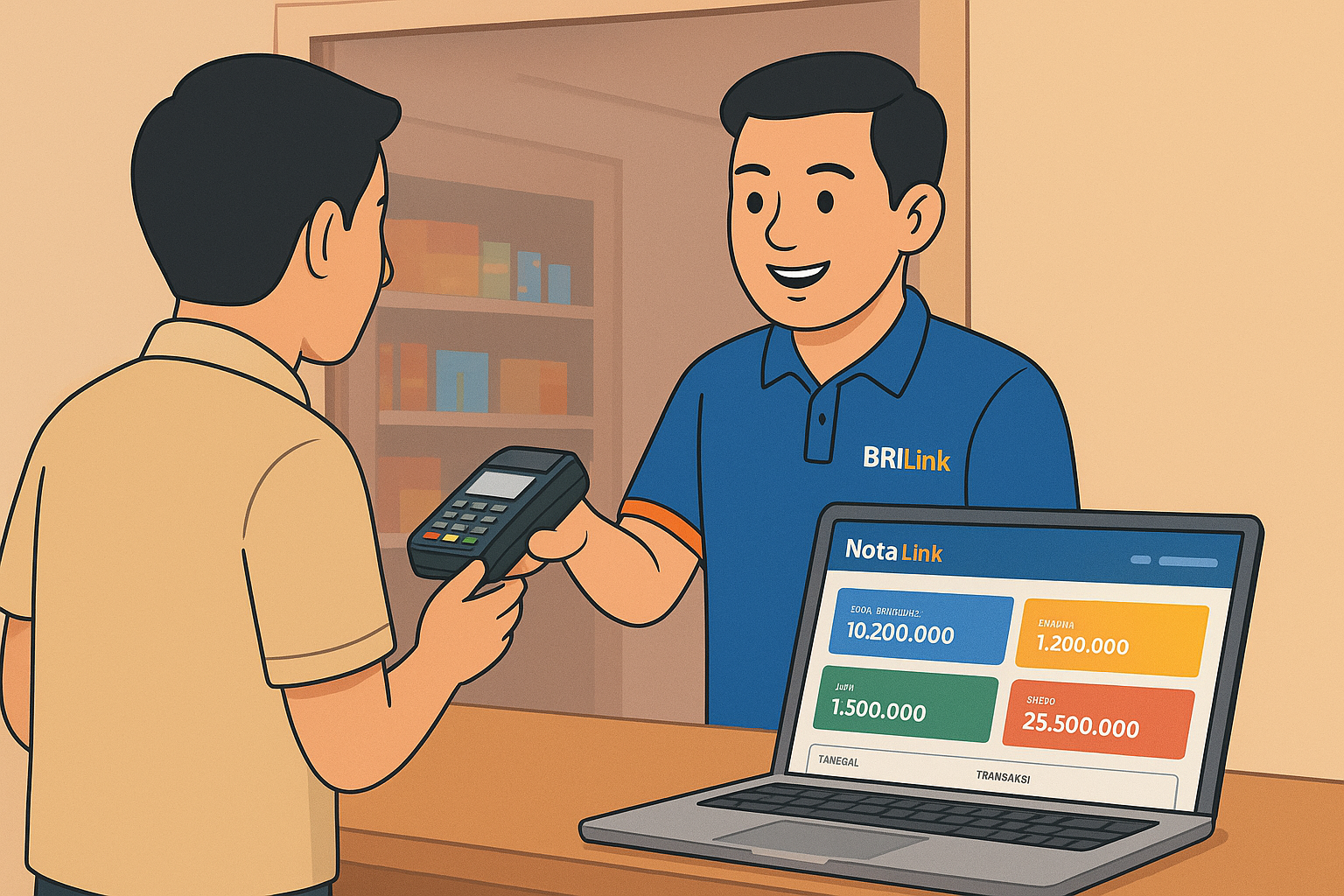 Nota Link – Aplikasi Pencatatan Agen BRILink yang Simpel, Cepat, dan Realtime